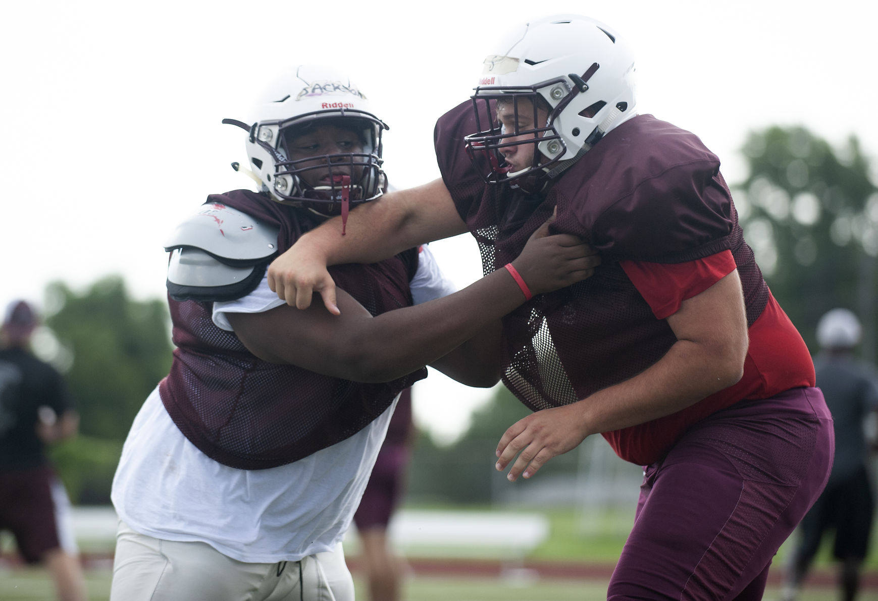 St. Charles West football practice